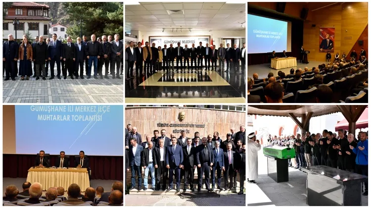 Gümüşhane Belediye Başkanı, Muhtarlar Günü Programlarına Katıldı