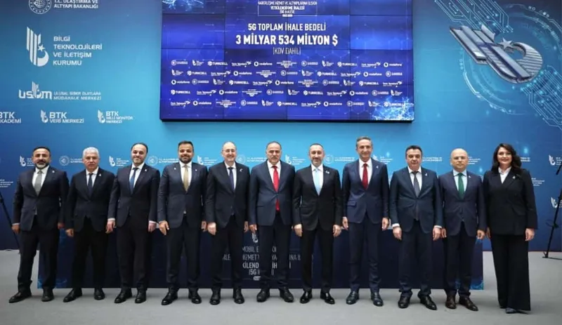 5G İhalesinden Hazineye 3,5 Milyar Dolarlık Katkı