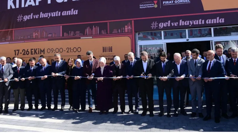 10. Uluslararası Kahramanmaraş Kitap Fuarı Açıldı