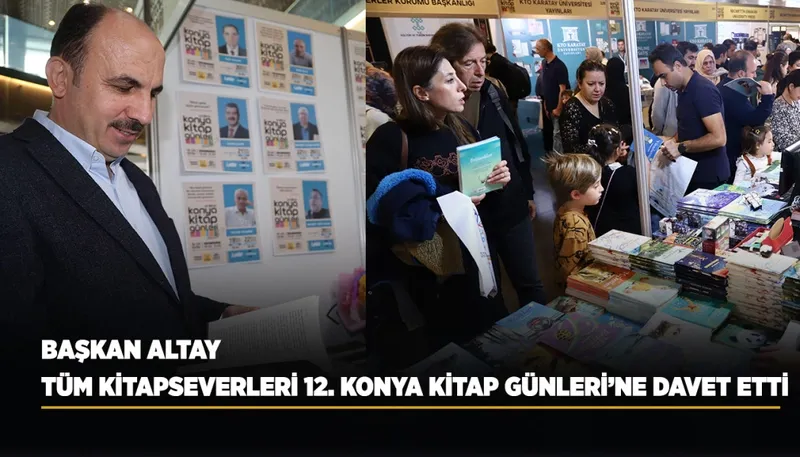 12. Konya Kitap Günleri Yoğun İlgiyle Devam Ediyor