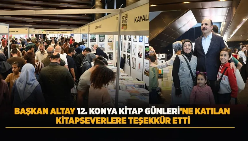 12. Konya Kitap Günleri Yoğun Katılımla Tamamlandı