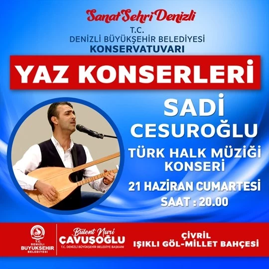 Büyükşehir’den hafta sonu müzik ziyafeti
