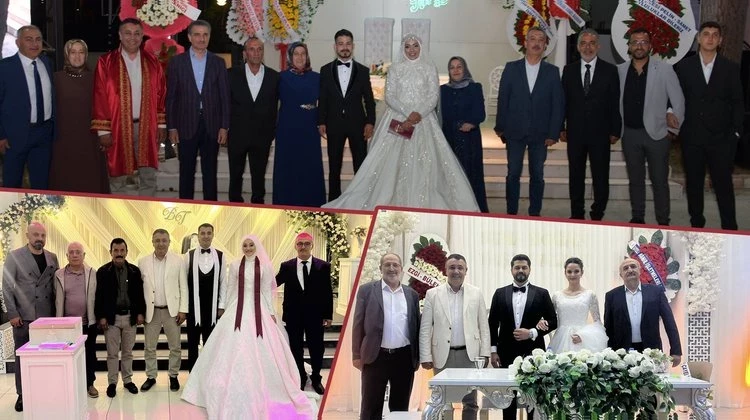 BAŞKANIMIZ, DÜĞÜN TÖRENLERİNE KATILDI, NİKAH KIYDI