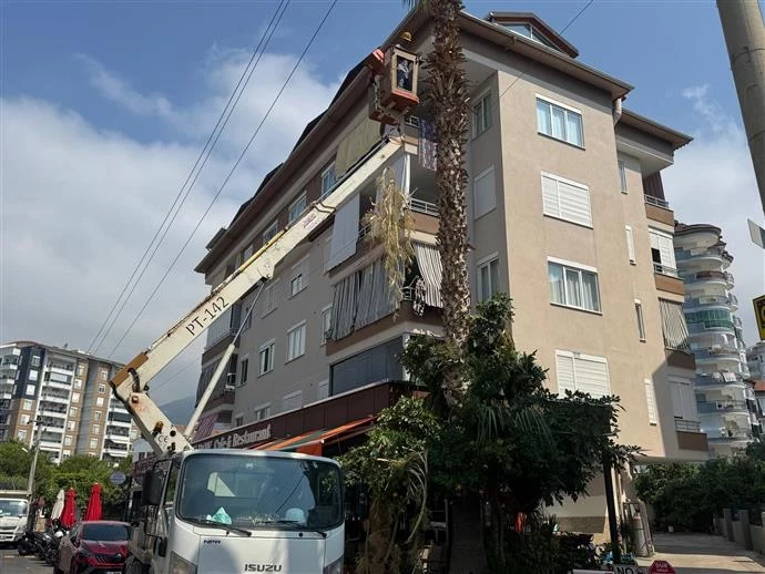 ALANYA BELEDİYESİ VE AEDAŞ’DAN YANGIN RİSKİNE KARŞI ÖNLEM