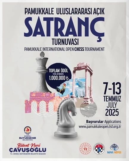 Satrancın kalbi Denizli’de atacak